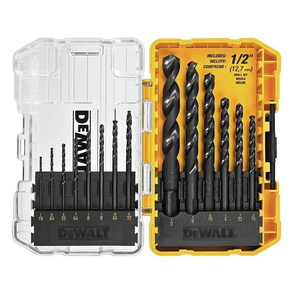 Black and Gold Drill Bit Set (14-Piece)