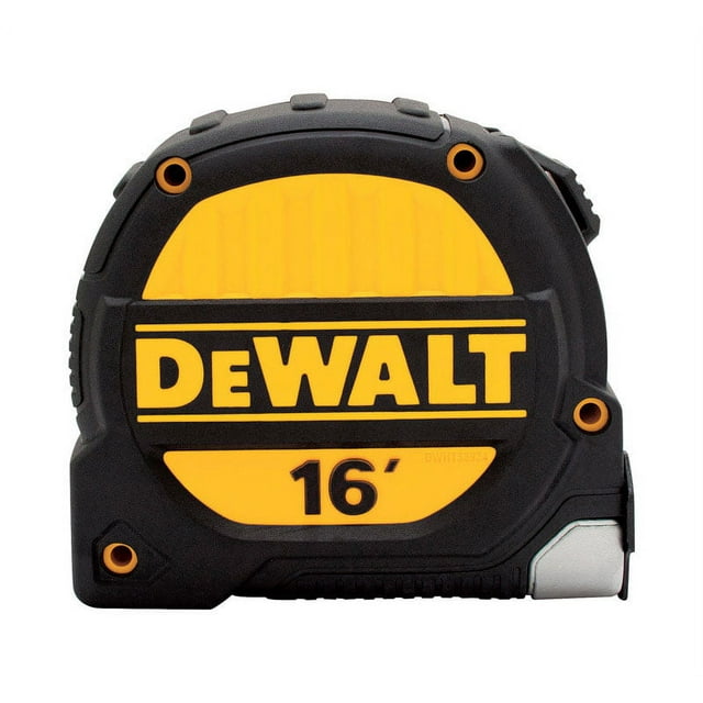 DEWALT 16 ft. L x 1.25" W Tape Measure Black/Yellow 1 pk