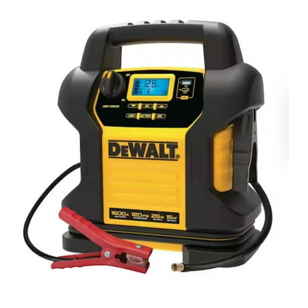DEWALT 1600 Peak Amp Jump Starter with Digital Compressor and USB Power Bank