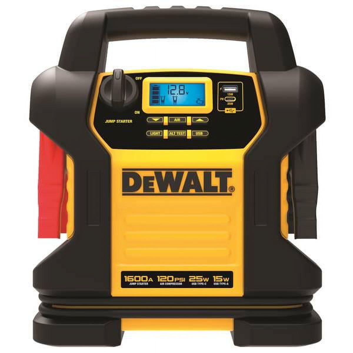 DeWalt Automotive Jump Starter with Digital Compressor and USB Power Bank Walmart