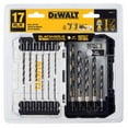 thumbnail image 1 of DEWALT 17-Piece Black and Gold Hex Shank Drill Bit Set, 1 of 1