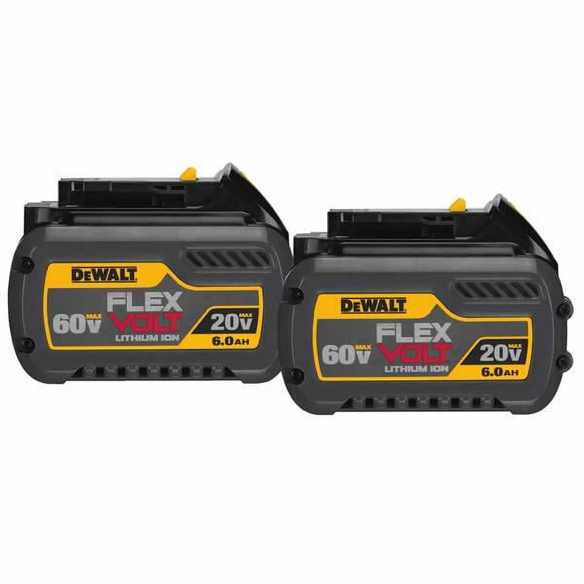 DEWALT 2 Pack FLEXVOLT 20 60V MAX Battery 6.0AH Walmart