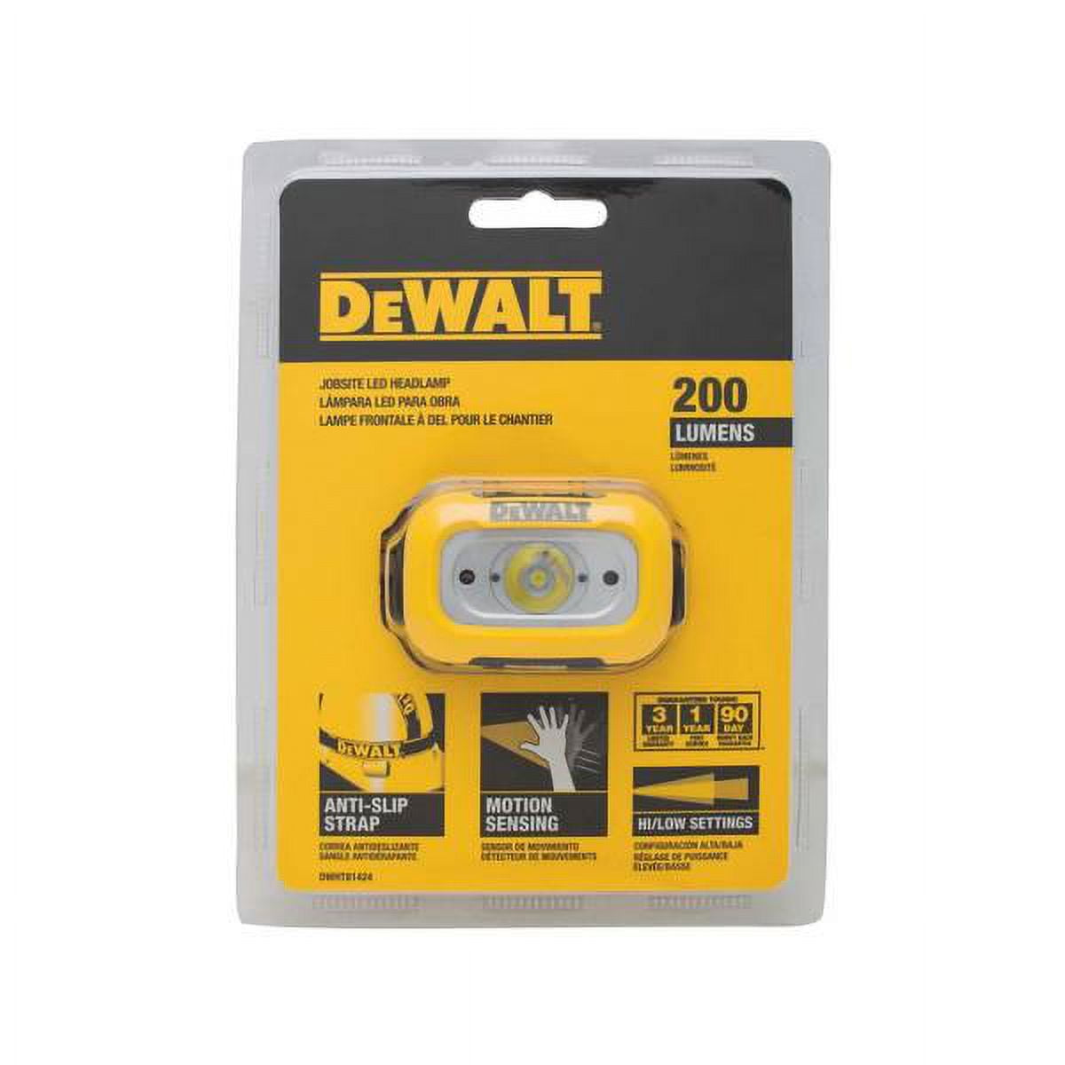 DEWALT 200 Lumen LED Headlamp