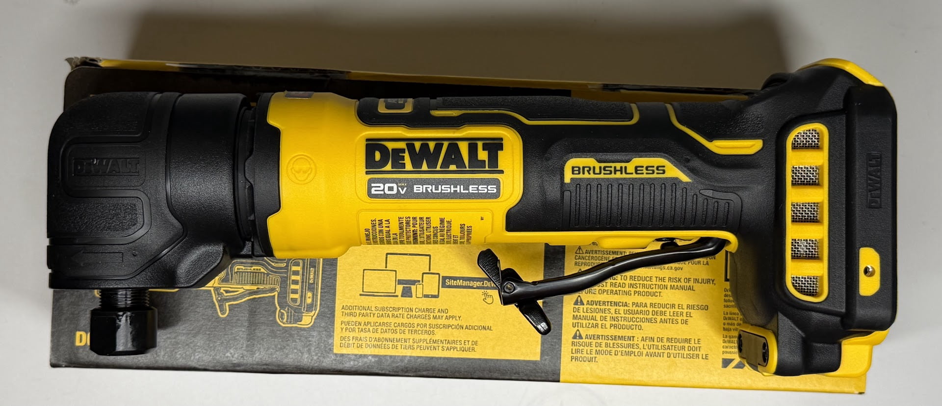 DEWALT 20V MAX ATOMIC Brushless Cordless 1/4 in. Right Angle Die Grinder (Tool Only) - DCG422B