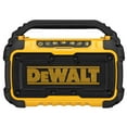 thumbnail image 1 of DEWALT 20V MAX Bluetooth Speaker, 100 ft Range, Durable for Jobsites, Phone Holder Included, Lasts 8-10 Hours with Single Charge (DCR010), 1 of 5