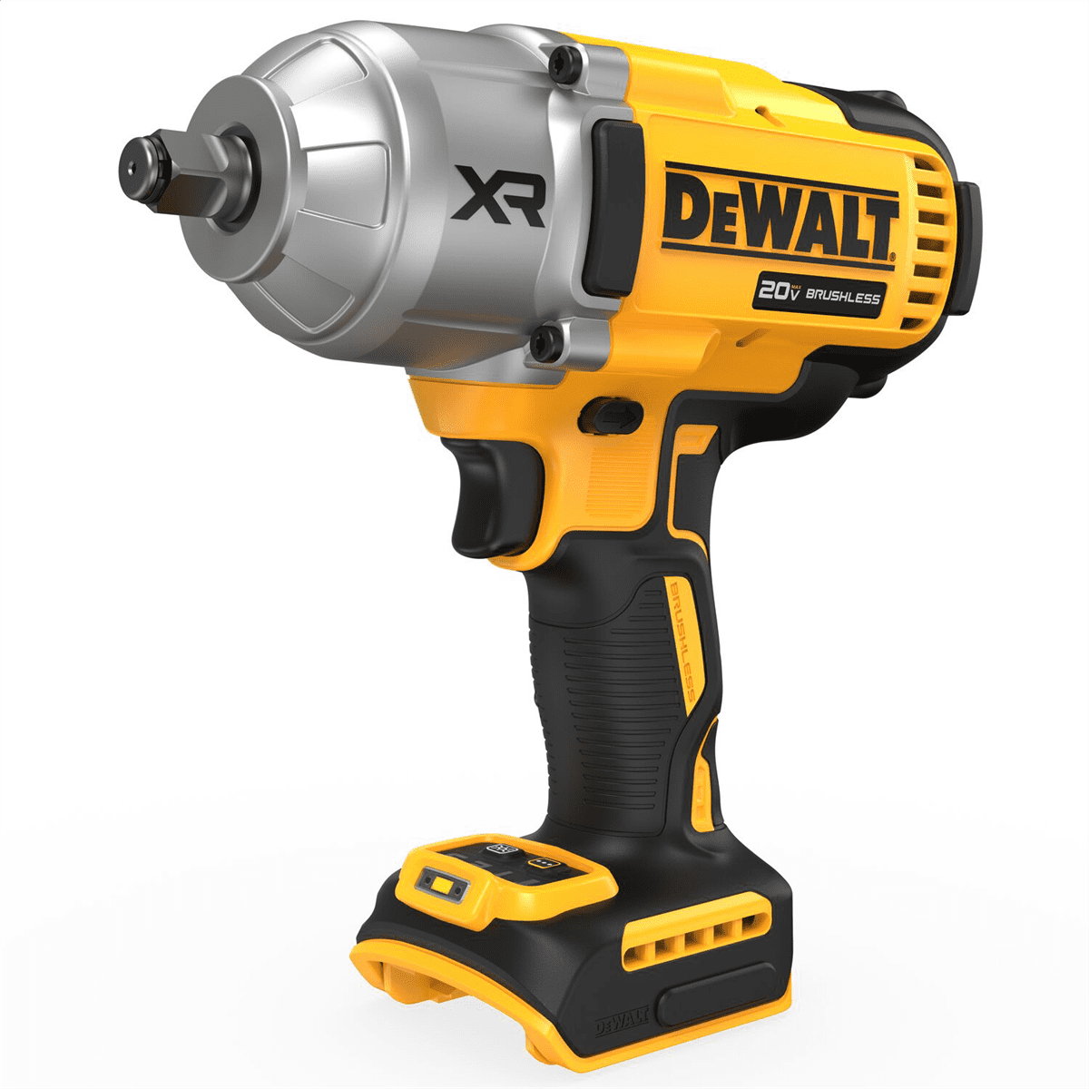 DEWALT 20V MAX XR 1/2 in. Brushless High Torque Impact Wrench (DCF900B) 1,030 ft-lbs Fastening, 1,400 ft-lbs Breakaway Torque, 4-Mode Control, Bare Tool