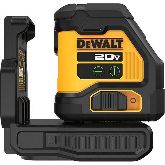 DEWALT 20V MAX, Laser Level, Cross Line Laser, Green, Bare Tool Only (DCLE34021B)