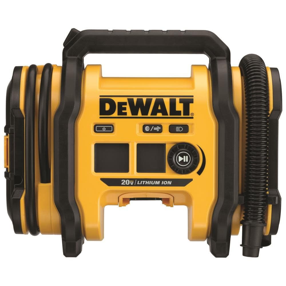 DEWALT 20V MAX Tire Inflator, Compact and Portable, Automatic Shut Off, LED Light, Bare Tool Only (DCC020IB) C43