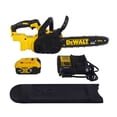 thumbnail image 1 of DEWALT 20V MAX Cordless Chainsaw Kit (DCCS620P1) – 12 in Bar, Brushless Motor, Tool-Free Chain Tensioning, Battery and Charger Included, 1 of 5