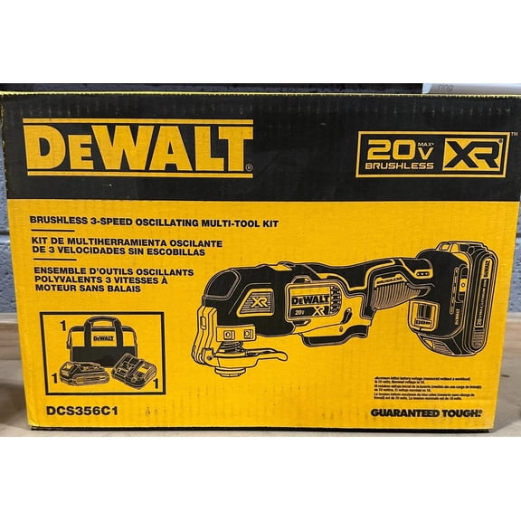 DEWALT 20V MAX XR Oscillating Tool Kit, 3-Speed (DCS356C1) C21