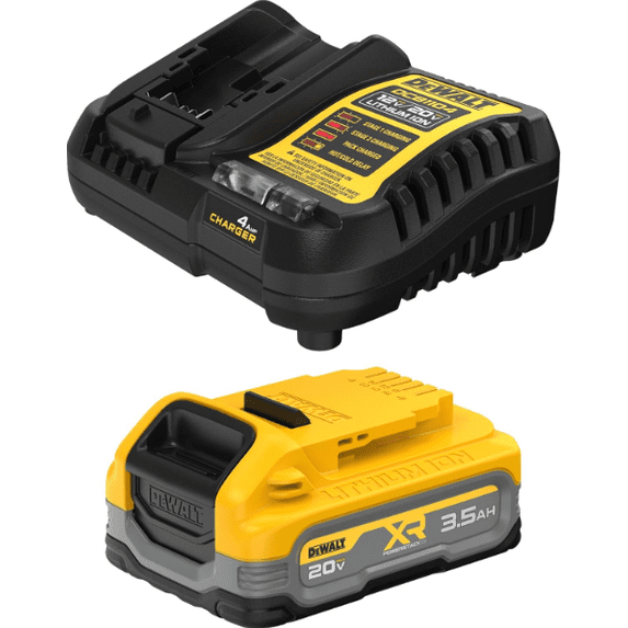 DEWALT 20V MAX XR POWERSTACK 3.5 Ah Power Tool Battery and Charger Kit (DCBP320C)