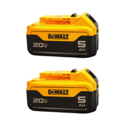 DEWALT 20V MAX 5.0Ah Lithium-Ion Battery Pack 2-Pack DCB205-2   Extended Runtime, Lightweight Design, LED Fuel Gauge