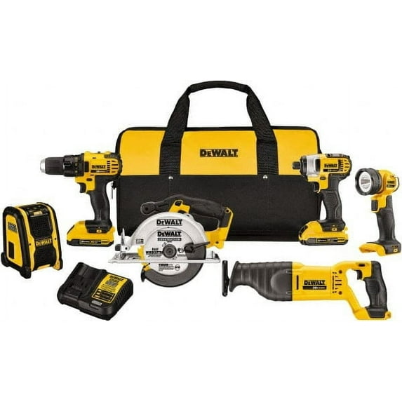 DEWALT, 20W, 20V Lithium-Ion Power Tool Set