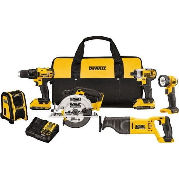 DEWALT, 20W, 20V Lithium-Ion Power Tool Set