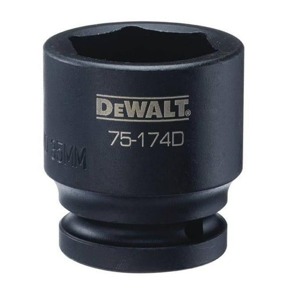 DEWALT 3/4" Drive Impact Socket 6 PT 35MM
