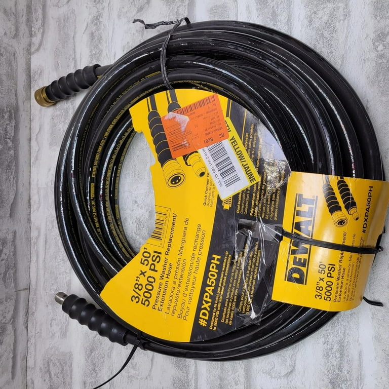 Dewalt 50 ft pressure washer hose discount