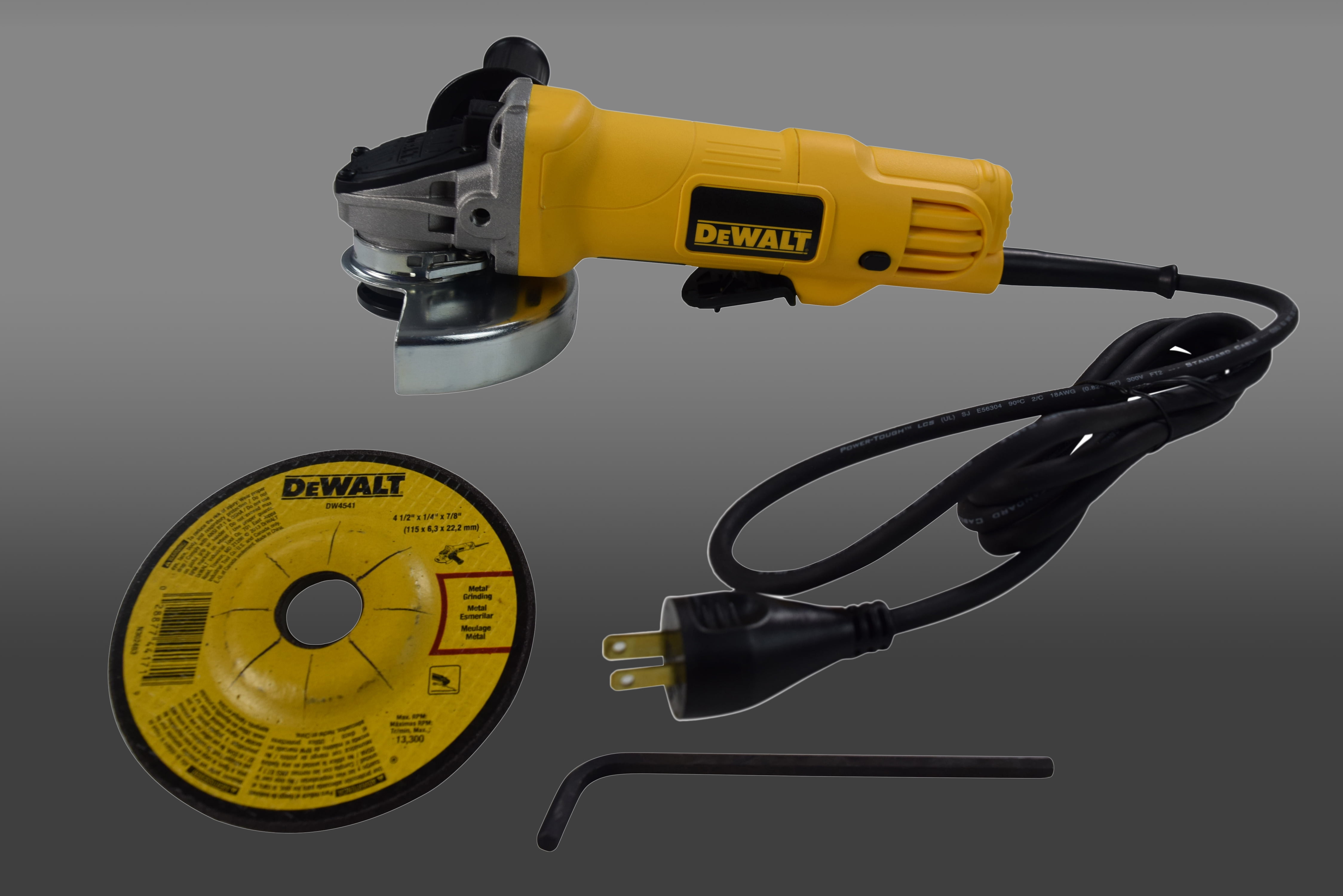 4-1/2 in. Paddle Switch Small Angle Grinder