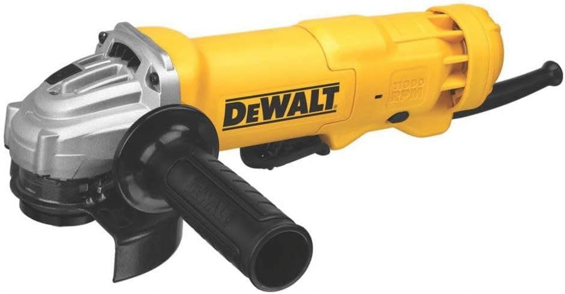 DEWALT Small Angle Grinder 4-1/2 In 11 Amp - 1 Speed - Yellow