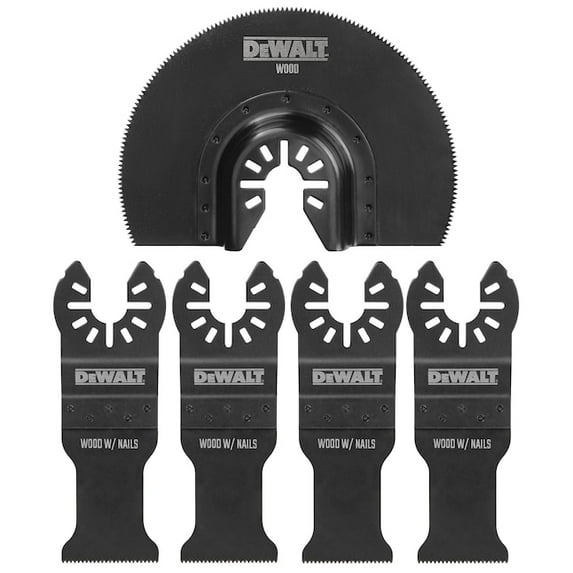 DEWALT 5-Pack Multiple Materials Oscillating Tool Blade Model #DWA4251