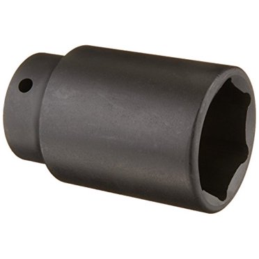 DEWALT 1/2 Deep Drive Impact Socket 1-1/2 SAE - 6 Point Chrome Vanadium