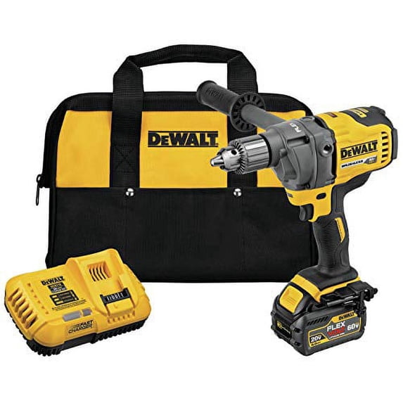 DEWALT 60V MAX Cordless Drill For Concrete Mixing, E-Clutch System (DCD130T1)