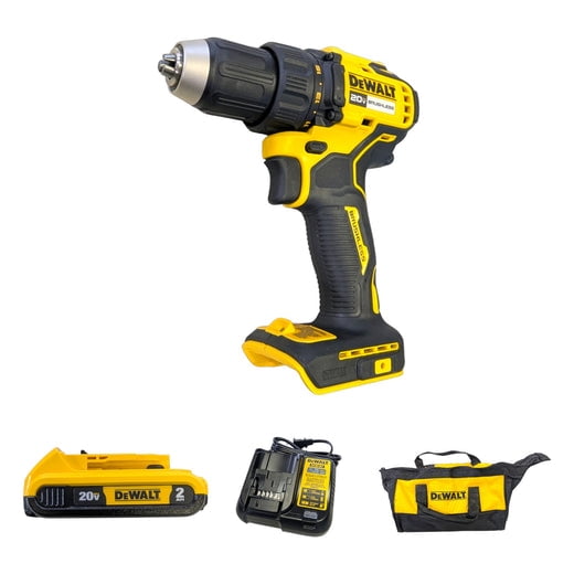 DEWALT 20V MAX Brushless 1/2 in Drill/Driver Kit (DCD793D1) – Compact Design, 404 UWO Power, Battery, Charger, and Bag Included