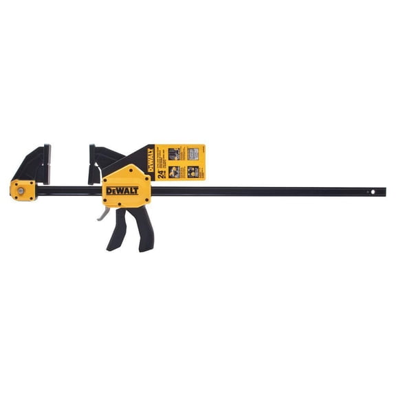 DeWalt DWHT83186 24" 600-lbs Tough Re-Enforced Nylon Body Trigger Clamp, X-Large