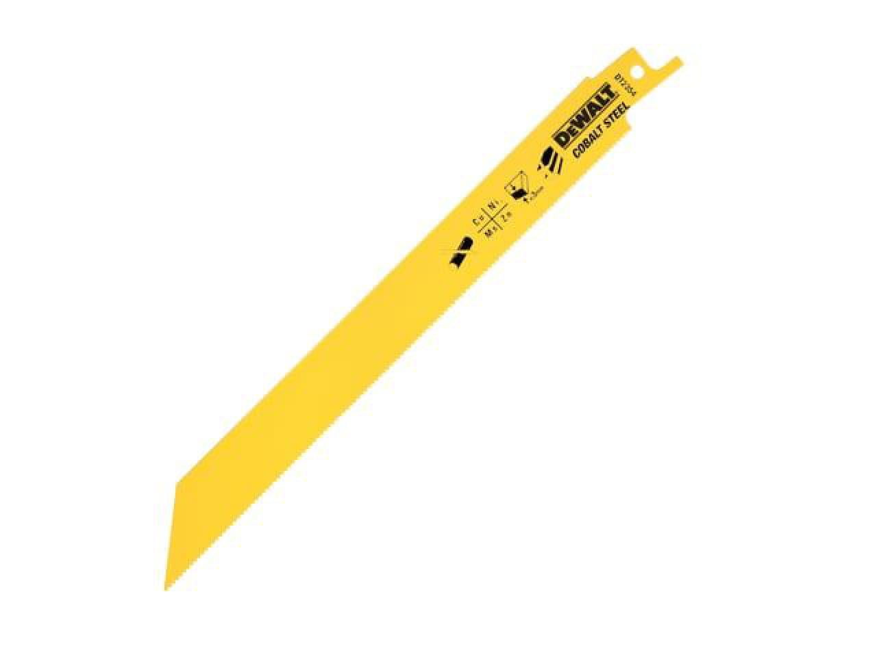 DEWALT - Bi-Metal Reciprocating Blade for Metal 203mm x 18 TPI (Pack 5)