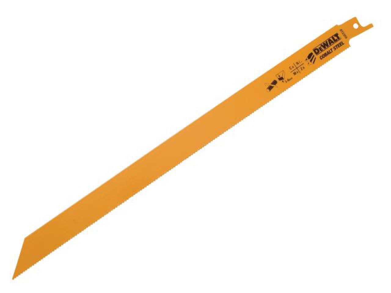 DEWALT - Bi-Metal Reciprocating Blade for Metal Rubber & Fibreglass 305mm (Pack 5)
