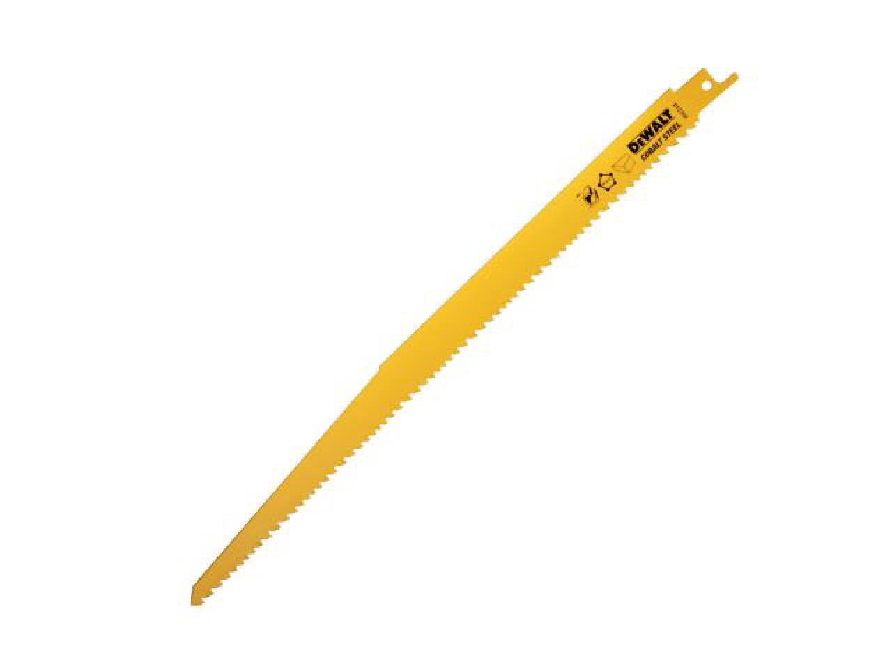DEWALT - Bi-Metal Reciprocating Blade for Wood with Nails 305mm (Pack 5)