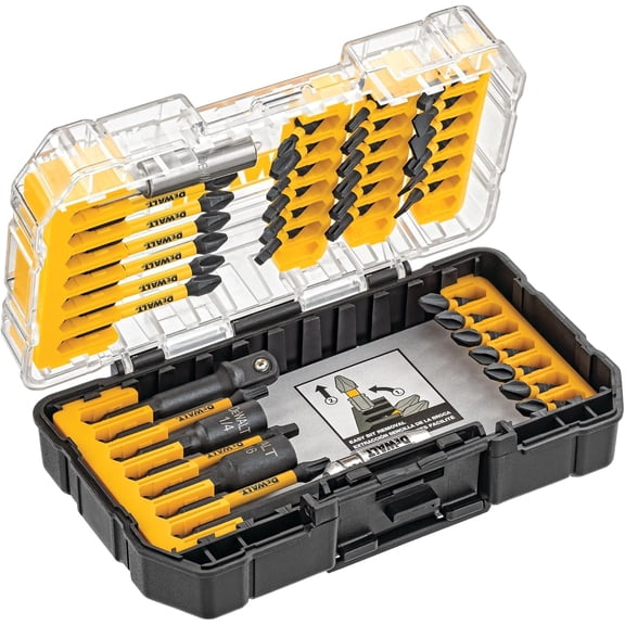 DEWALT Bit Set, 40 Pcs. Impact Ready, FlexTorq Impact Driver Bit Set with Storage Case (DWA2T40IR)
