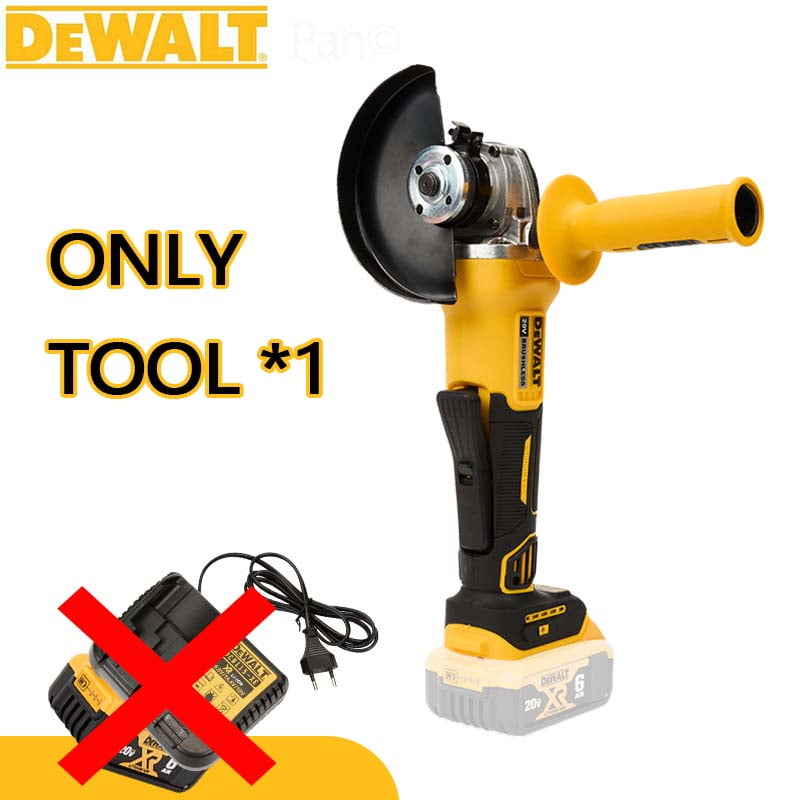 DEWALT DCG405 125mm flat head angle grinder bare machine tool cutting ...