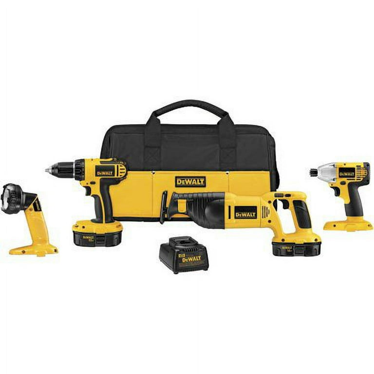 DEWALT DCK425C 18V Compact Cordless 4 Tool Combo Kit Walmart