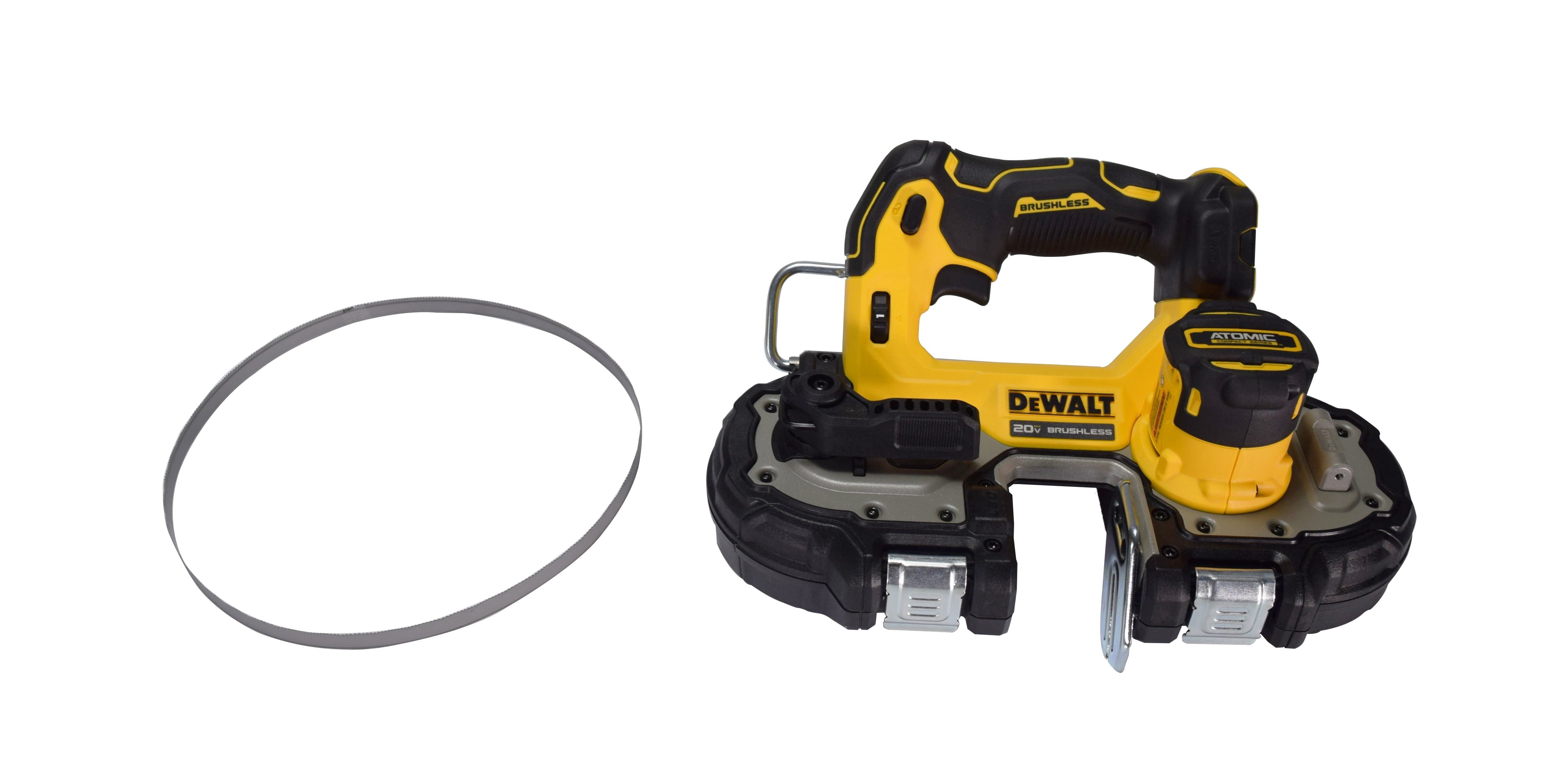DEWALT ATOMIC 20V MAX BRUSHLESS CORDLESS 1-3/4 IN. BANDSAW TOOL ONLY - YELLOW