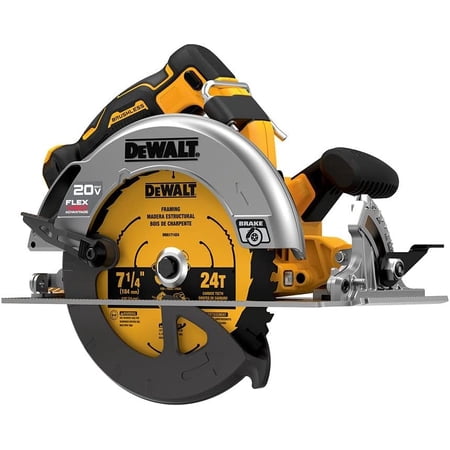 DEWALT DCS573B 20V MAX 7-1/4 in. Brushless Cordless Circular Saw with FLEXVOLT ADVANTAGE Tool Only