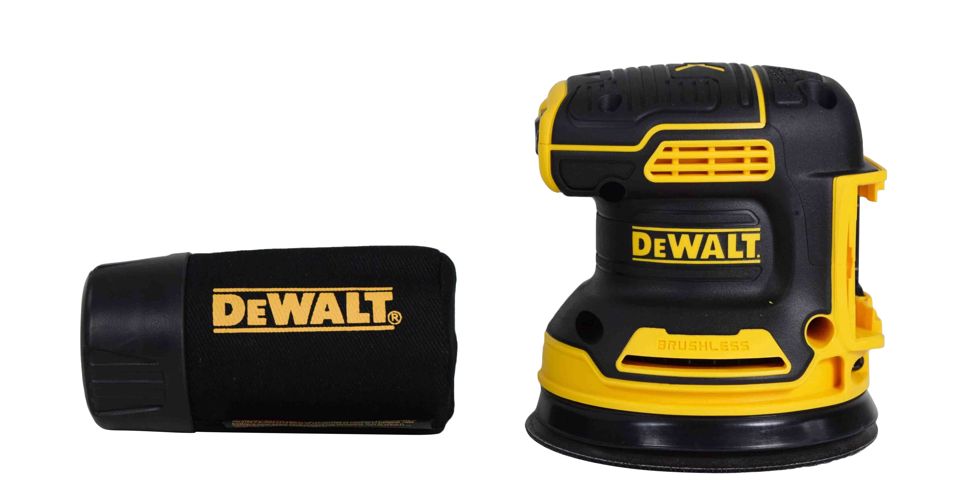 DEWALT DCW210B 20 W, 20 V, 5 in Cordless Random Orbital Power Sander, 12000 OPM