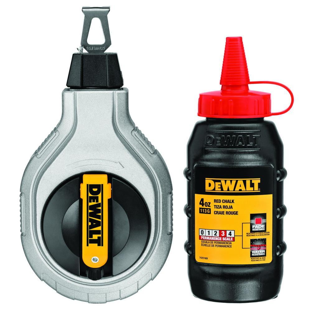 DEWALT DEWALT 6 1 CHALK REAL 100FT W/RED DWHT47408