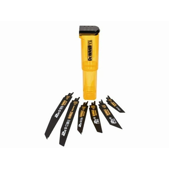 DEWALT - DT2440L 2X Life Reciprocating Saw Blade Set, 6 Piece