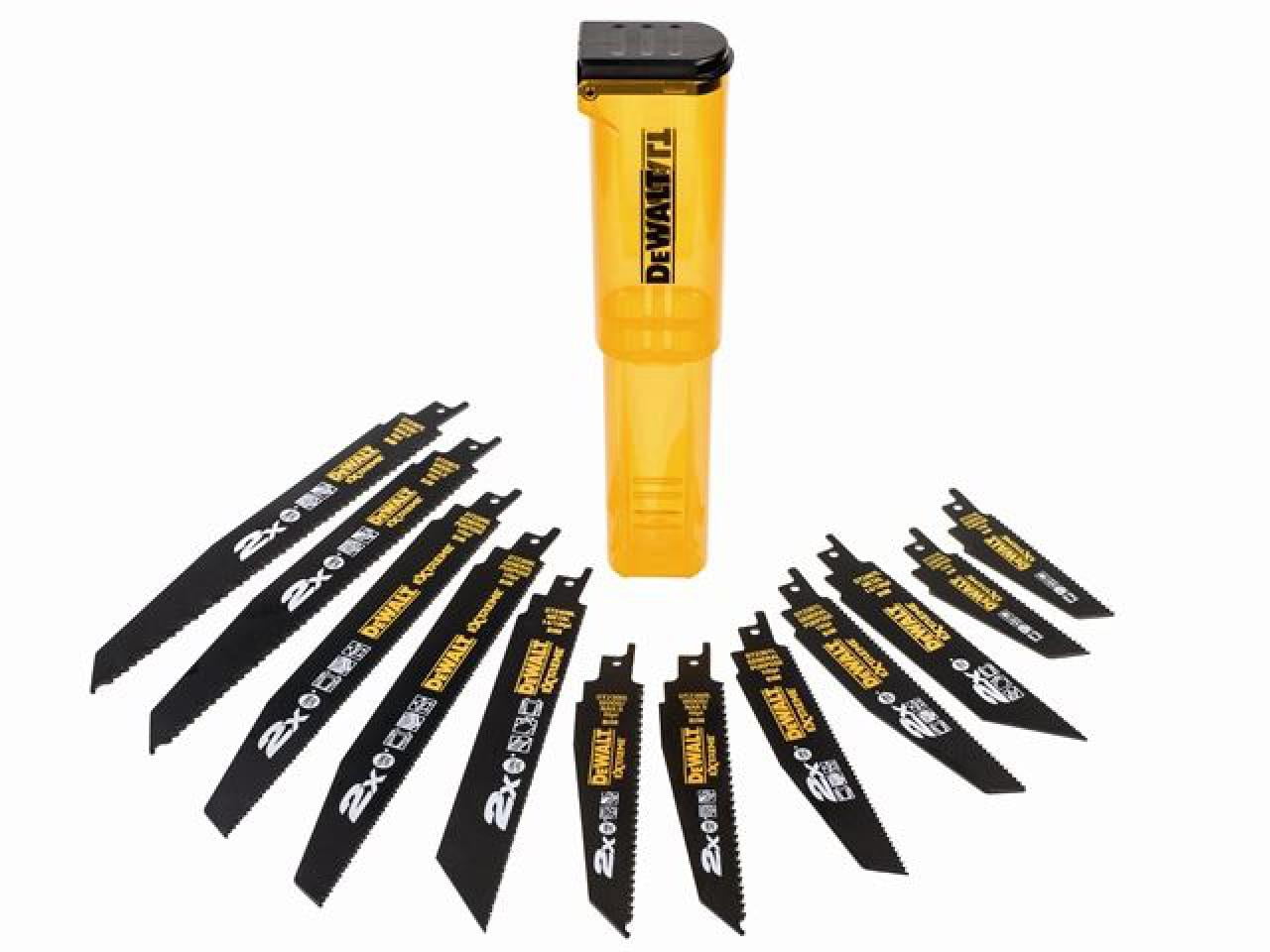 DEWALT - DT2441L 2X Life Reciprocating Saw Blade Set, 12 Piece
