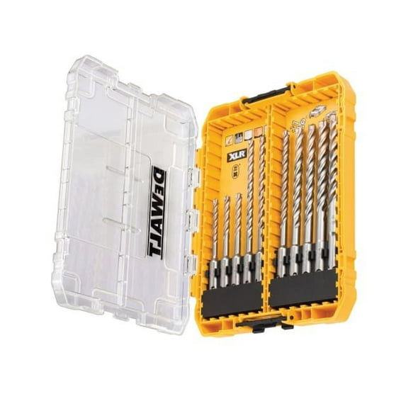 DEWALT - DT70752 SDS Plus XLR Full Head Carbide Drill Bit Set, 10 Piece