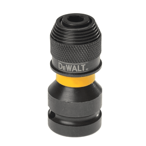 DEWALT DT7508 1 2in Socket Drive to 1 4in Hex Impact Adaptor with Hardened Core Walmart
