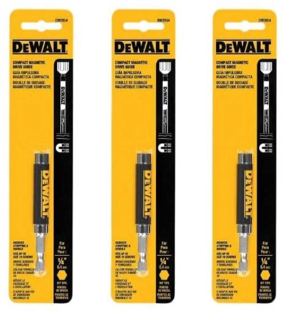 DEWALT DW2054 1 4 Inch Compact Magnetic Drive Guide 3 PACK