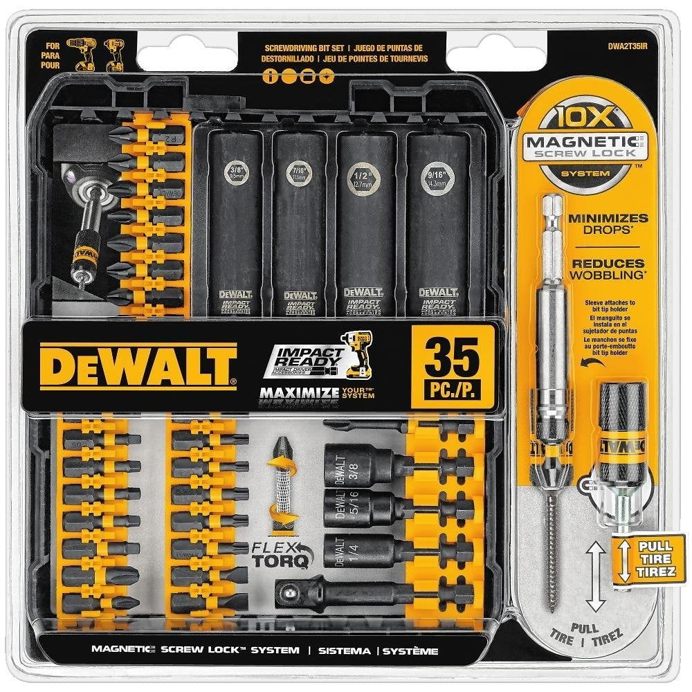 DEWALT DW2530 35 Piece Magnetic Compact Rapid Load Set