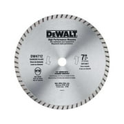 DEWALT DW4712 Circular Blade, 7 in Dia, 7/8 in Arbor, Diamond Cutting Edge