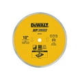 thumbnail image 1 of DEWALT XP DW4762 Tile Diamond Saw Blade, 10 in Dia Blade, 4 in D Cutting, 5/8 in Arbor/Shank, Wet/Fast/Chip-Free Cutting, 1 of 3
