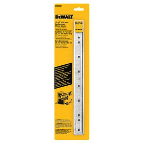 BLACK & DECKER/DEWALT 12.5-In. Planer Knives, Disposable DW7342