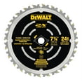 thumbnail image 1 of DEWALT Circular Saw Blade, 7 1/4 Inch, 24 Tooth, Wood Cutting (DWA31724D), 1 of 3