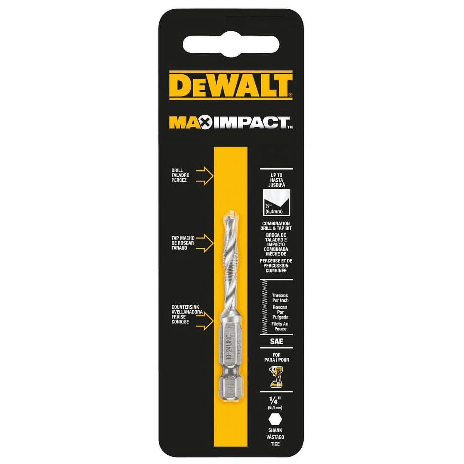 DEWALT DWADT1024 UNC Drill Tap, 10"-24"