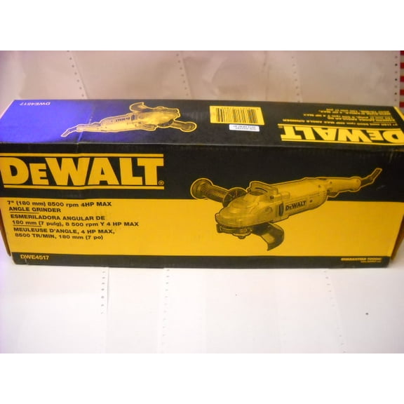 DEWALT DWE4517 7-Inch 8,500 Rpm 4 HP Angle Grinder