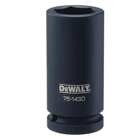 DEWALT DWMT75143OSP Metric Deep Impact Socket, 6-Point, 3/4-In. Drive, 26mm - Quantity 1